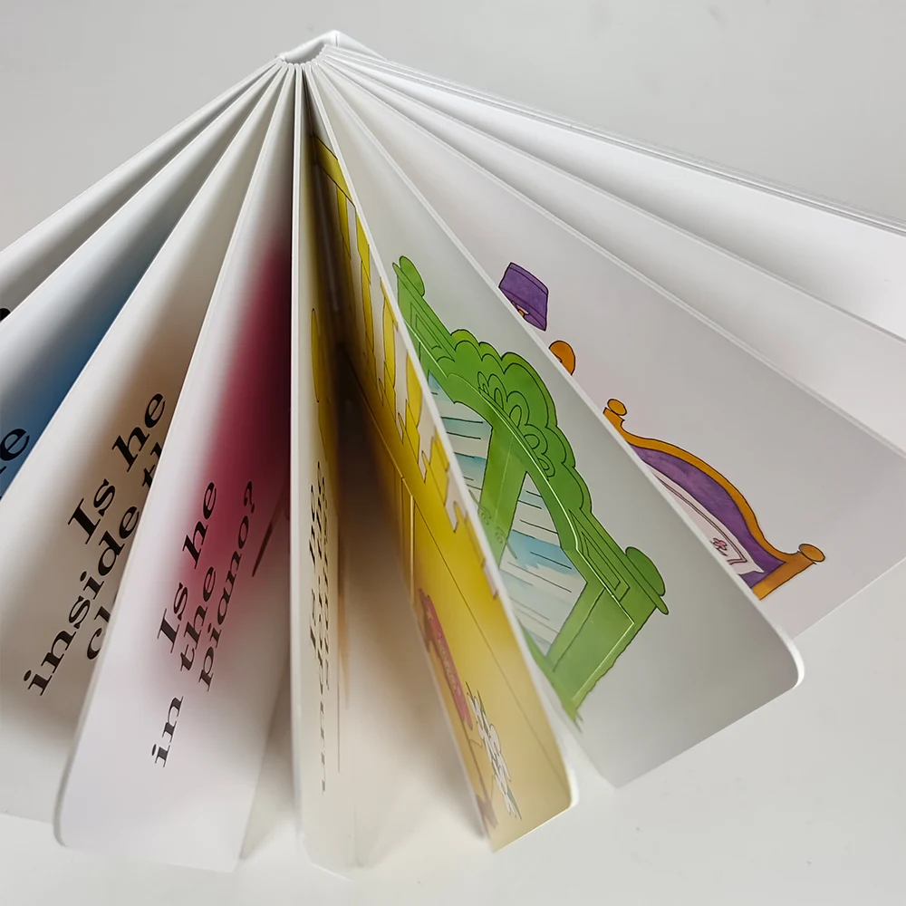 أين هي كتاب التقليب من الورق المقوى للأطفال باللغة الإنجليزية مع الصوت #6