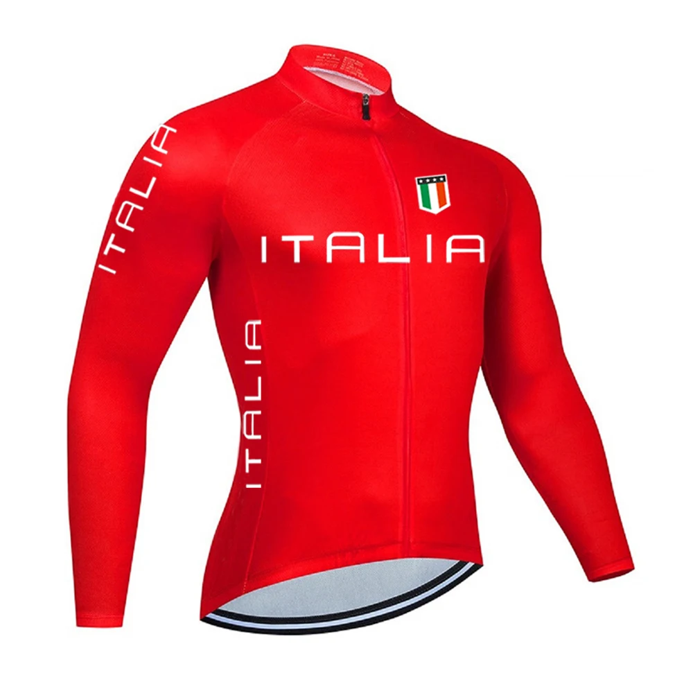 2024 Spring And Autumn Bicycle Long-sleeved Sweatshirt Men\'s Sunscreen Breathable Mountain Bike Cycling Shirt Cycling Clothing