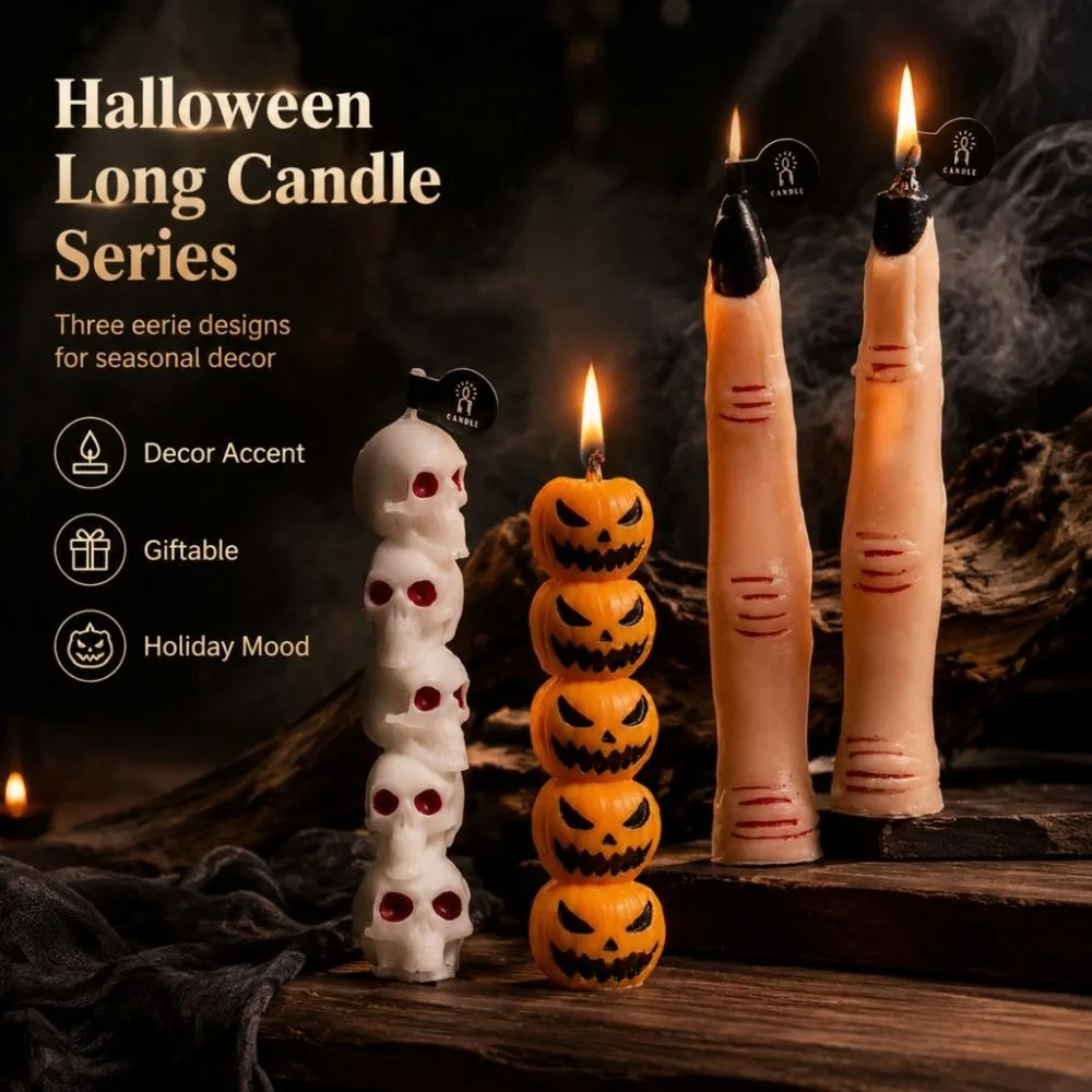 Crafts 3D Silicone Molds Multi-Style Stackable Candle Molds Reusable Handmade Pillar Candle Molds Epoxy Resin Crafts