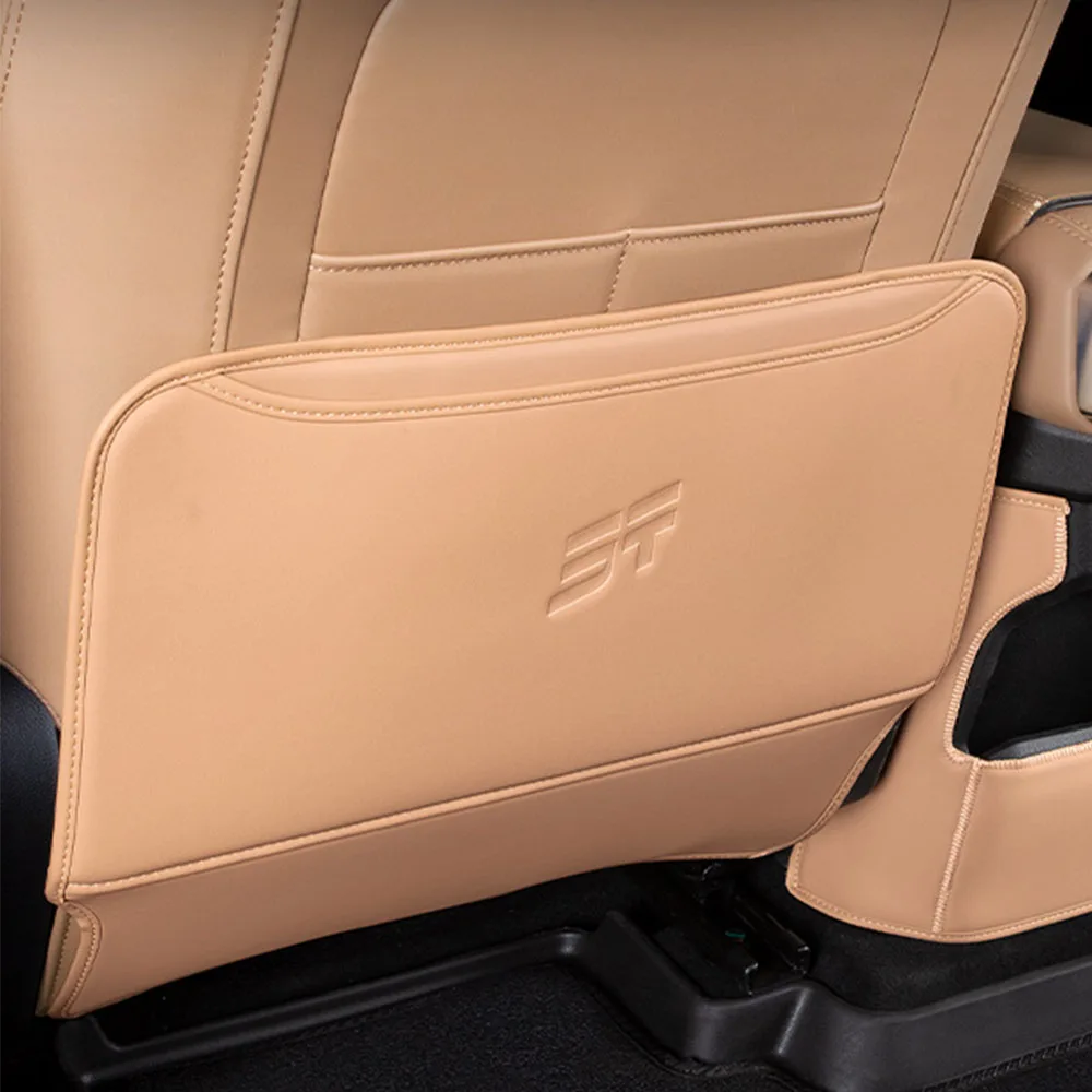 

For Chery Jetour Traveler T2 Rear Seat Anti Kick Pad Interior Modification Leather Products Armrest Box Anti Kick Pad