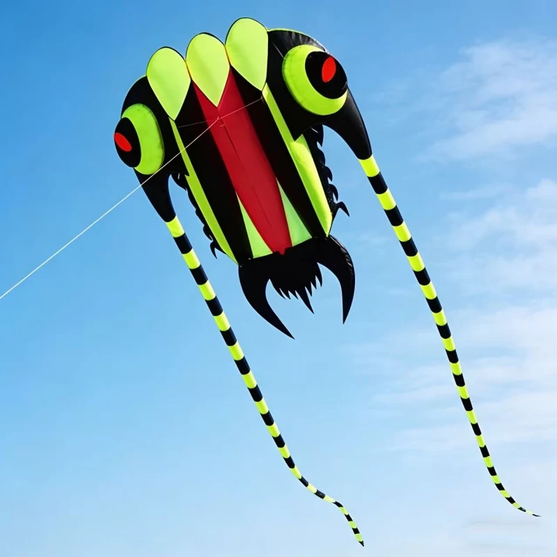 Trilobites Kites flying soft kites nylon fabric inflatable alien giant octopus kites leash weifang kites kids buggy kite dragon