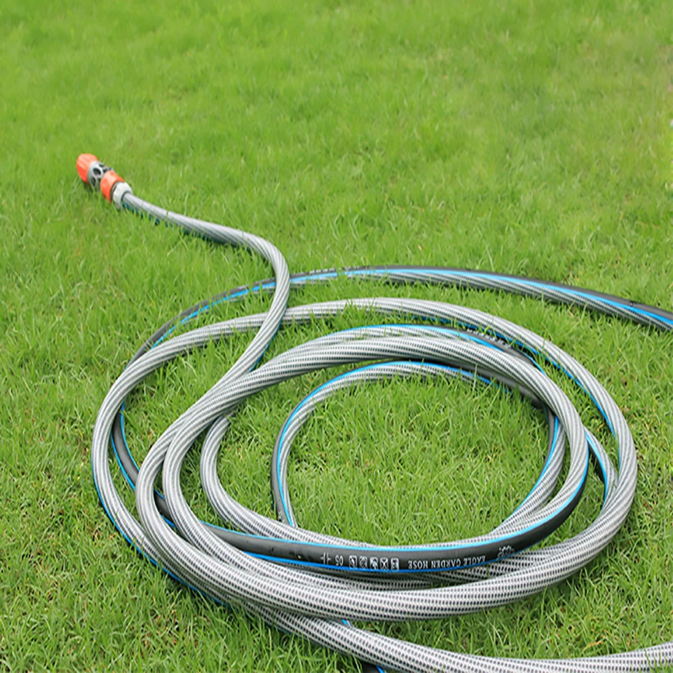 Imagem -02 - Tubulação de Água Não Torcida da Espessura de 2.5 mm Camadas Reforça a Tubulação de Mangueira de Jardim Resistente ao Frio do Pvc para a Irrigação da Lavagem do Carro da Pistola de Água a