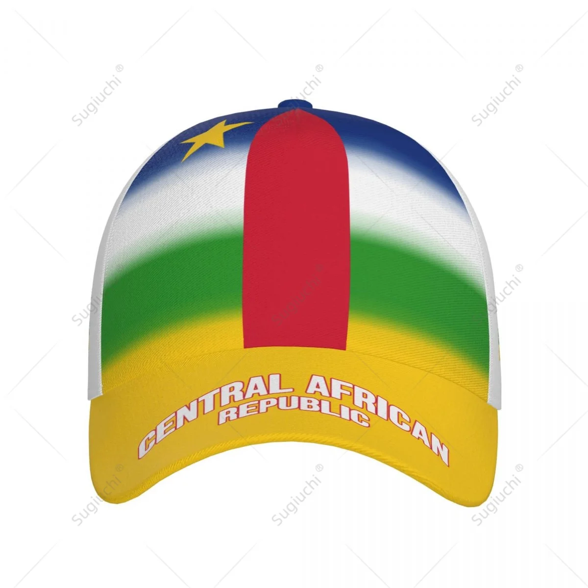 Unisex Baseball Cap Hat Central African Republic Flag Gradient 3D Printing for Tennis Outdoor Bike Bicycle Golf Baseball Sports