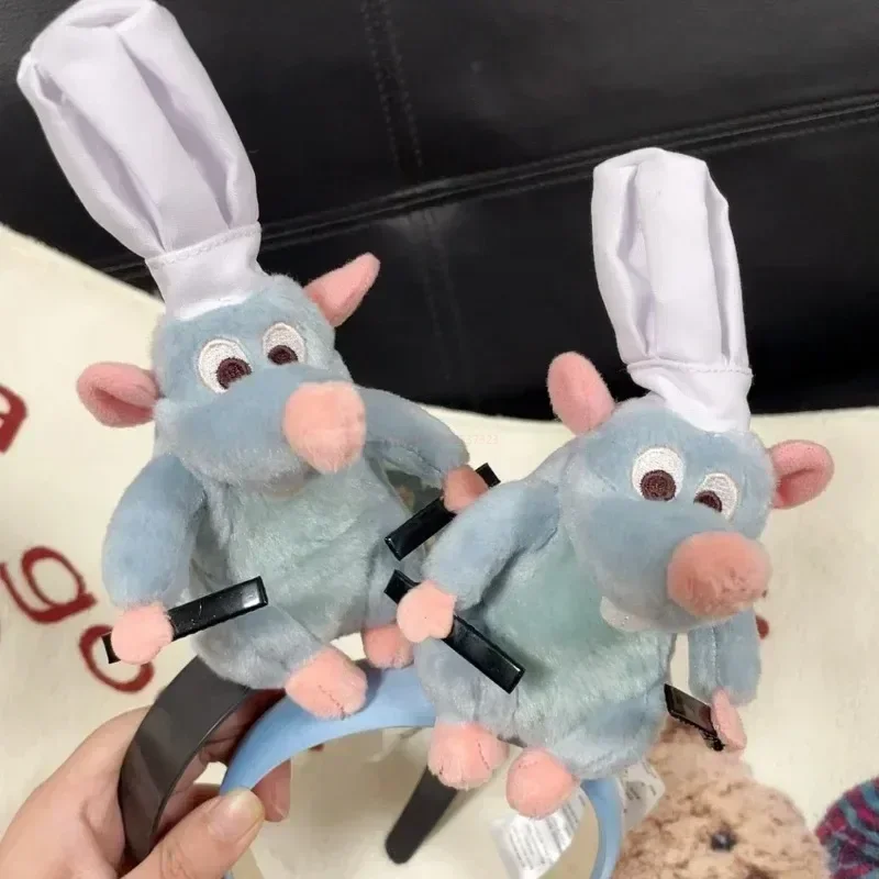 New Ratatouille Hairband Plush Doll Headband Cartoon French Wide-brimmed Hairpin Photo Headdress Creativity Cute Girl Gift Toys