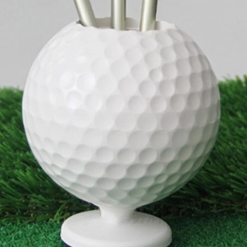 Набор из 3 шариковых ручек для гольф-клуба и держателя для ручек, деловой подарок для мужчин K1KF