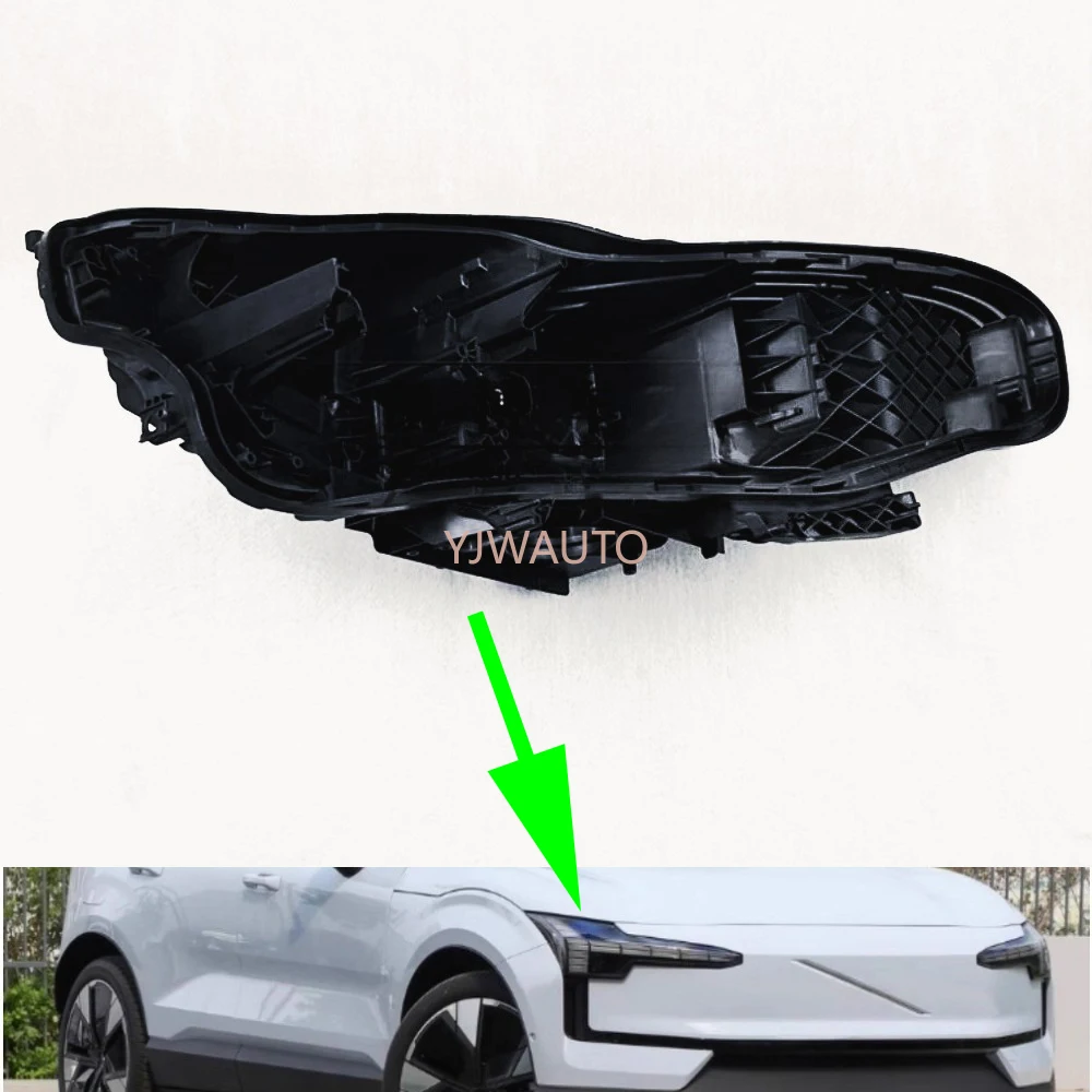 For Volvo EX30 2025 Headlight Base Car Headlamp House Front Lamp Holder Replacement Auto Headlight Back Support