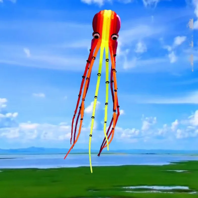 

Large soft kite, octopus kite, solo flying octopus