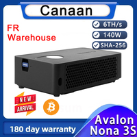 No Tariffs France Stock Canaan Avalon Nano 3S 6TH/s Bitcoin Miner 140W With Cannan EU Power Supply Avalon Nano 3s BTC Miner