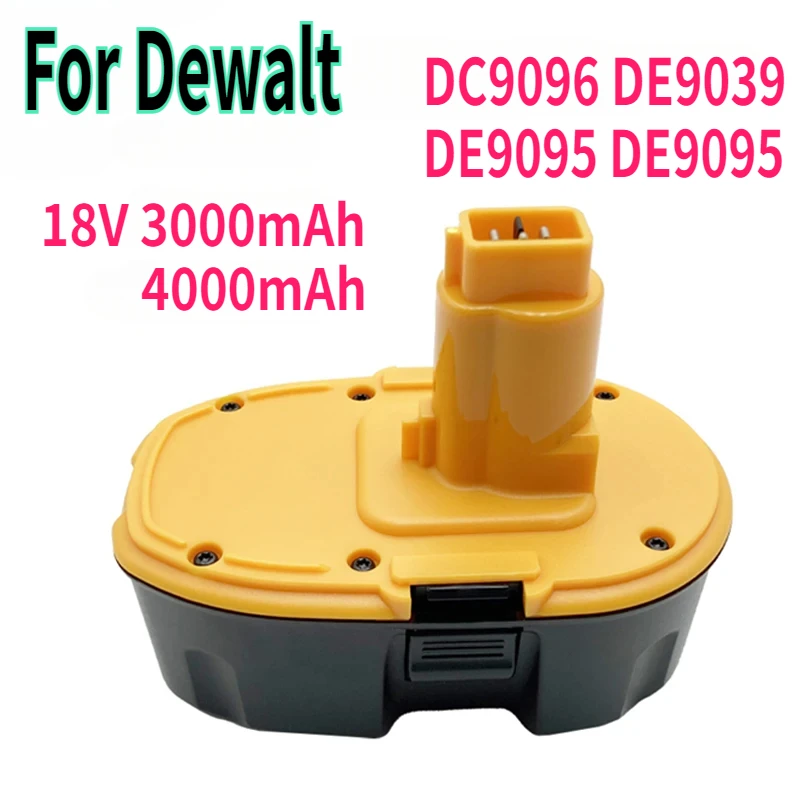 

18V 3000mAh 4000mAh Ni-MH Power Tool For Dewalt DC9096 DE9039 DE9095 DW9098 DE9503 DW9096 Replacement Battery