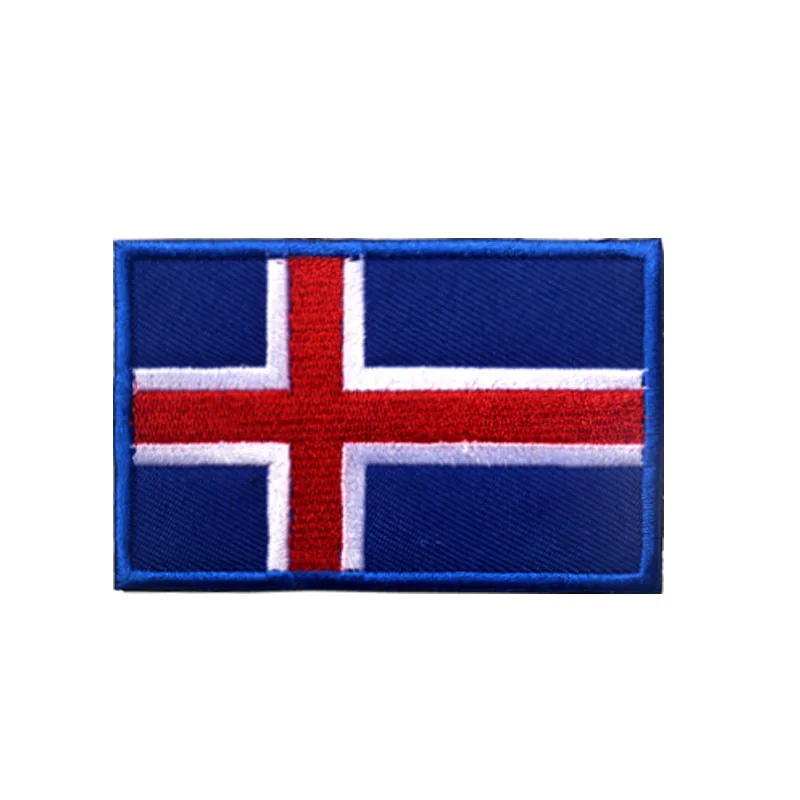 European Countries Flag Patch Embroidery Patches Slovakia Switzerland France Belgium Greece Netherlands Poland Denmark Flag