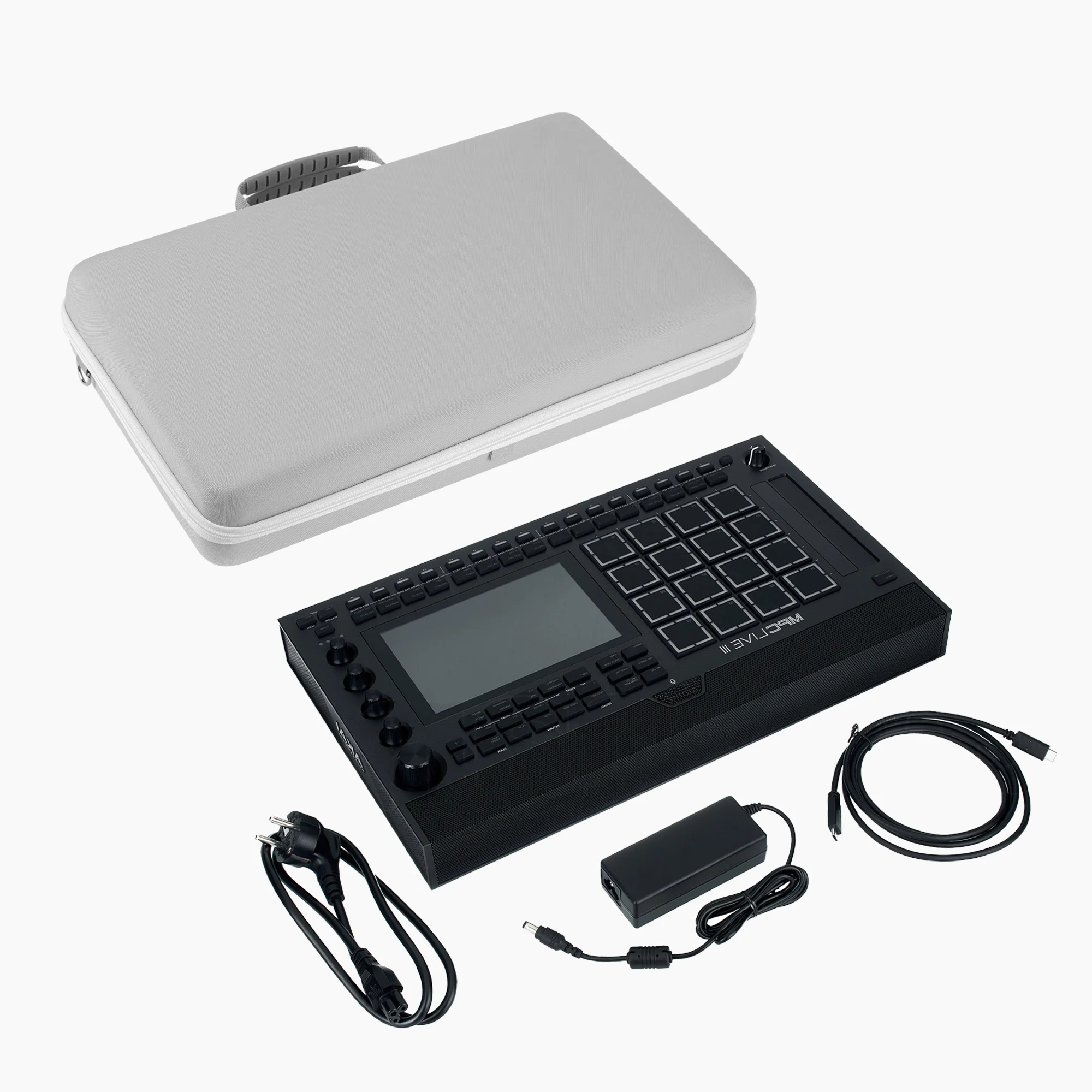 Geekria EVA Case for MPC Live 3, Light Gray