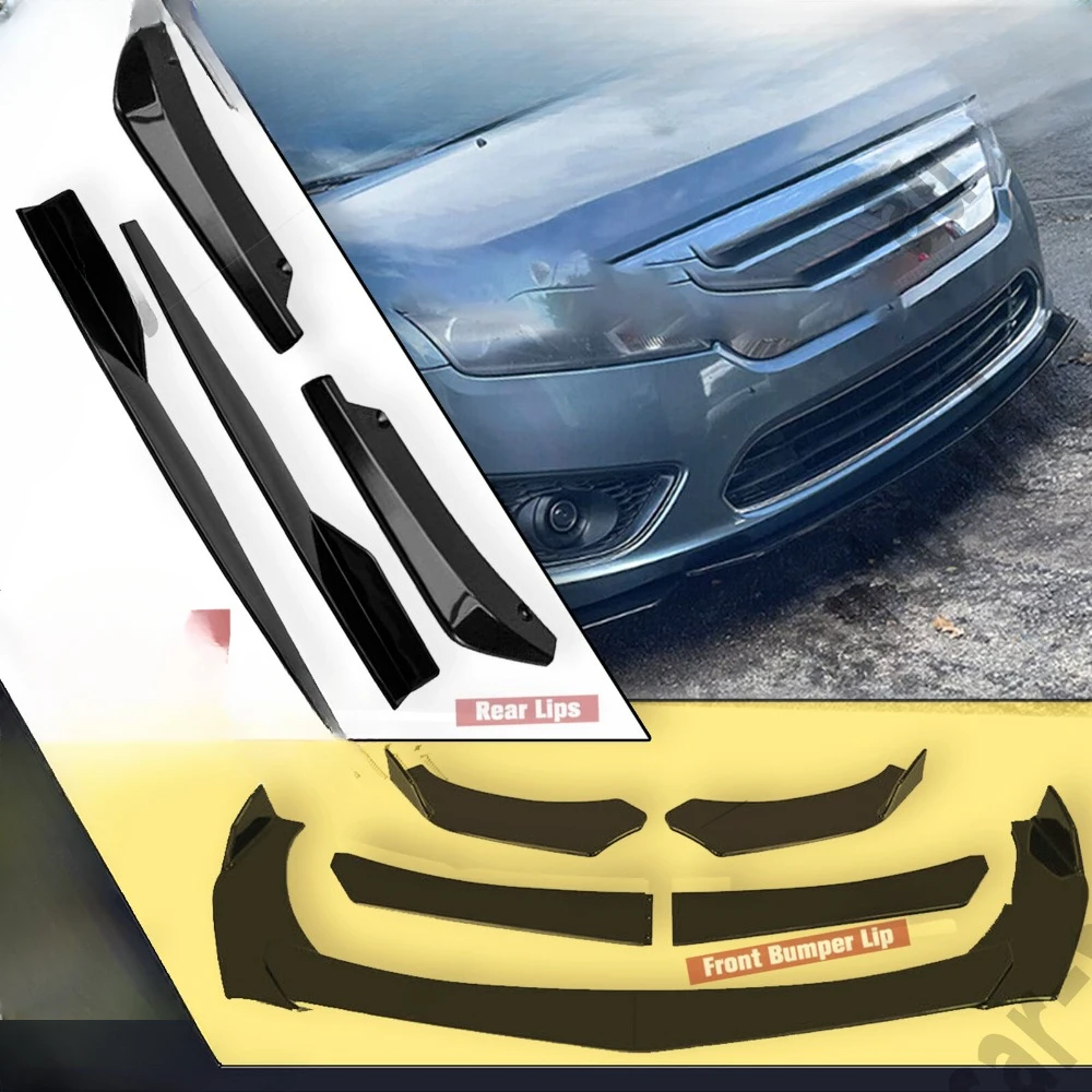 

Glossy Black Front Bumper Lip Splitter Lower Spoiler Body Kit For Ford Escape United States