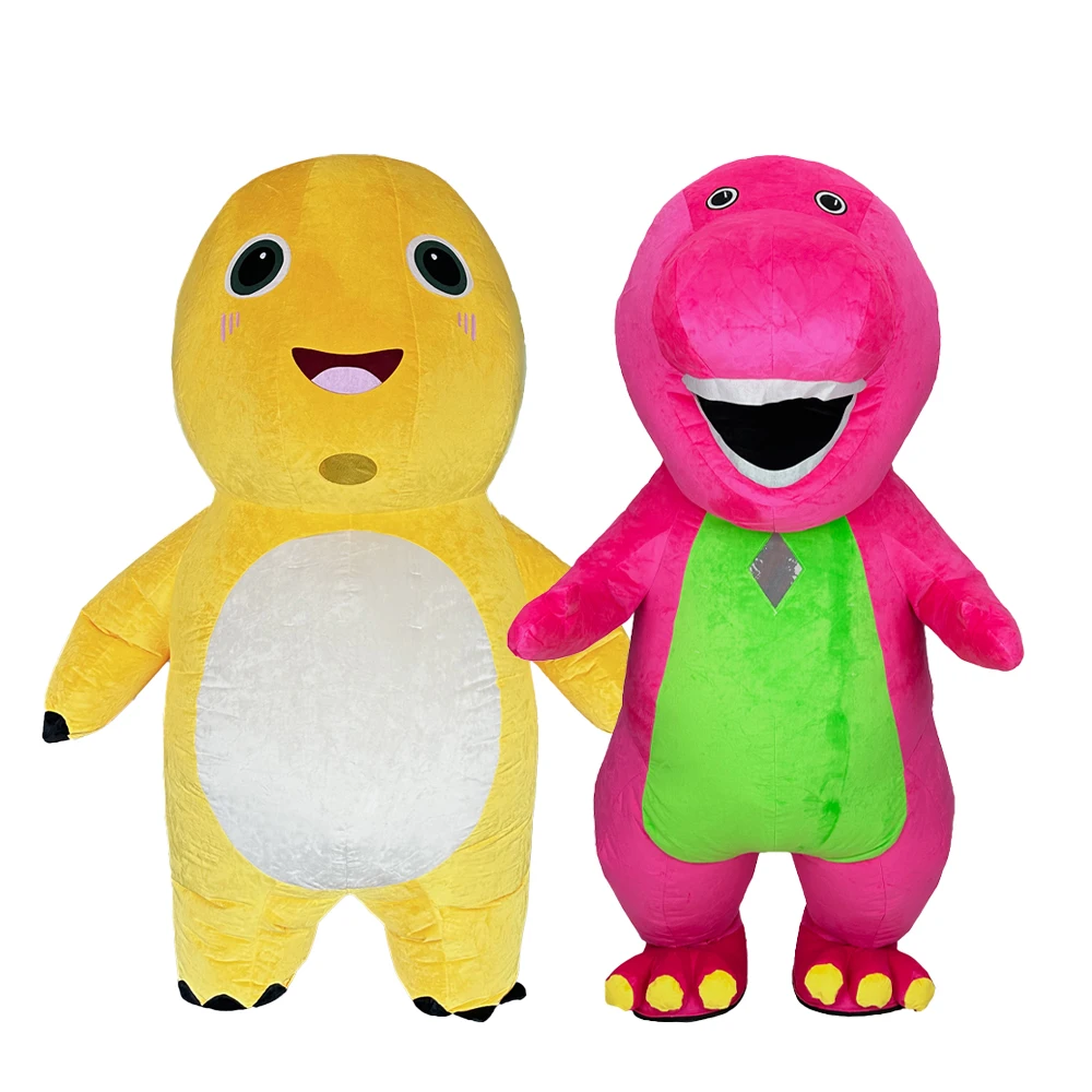 

Cartoon Dragon Inflatable Plush Costume Mascot Parade Adult Character Cosplay Halloween Carnival Party Prop Set