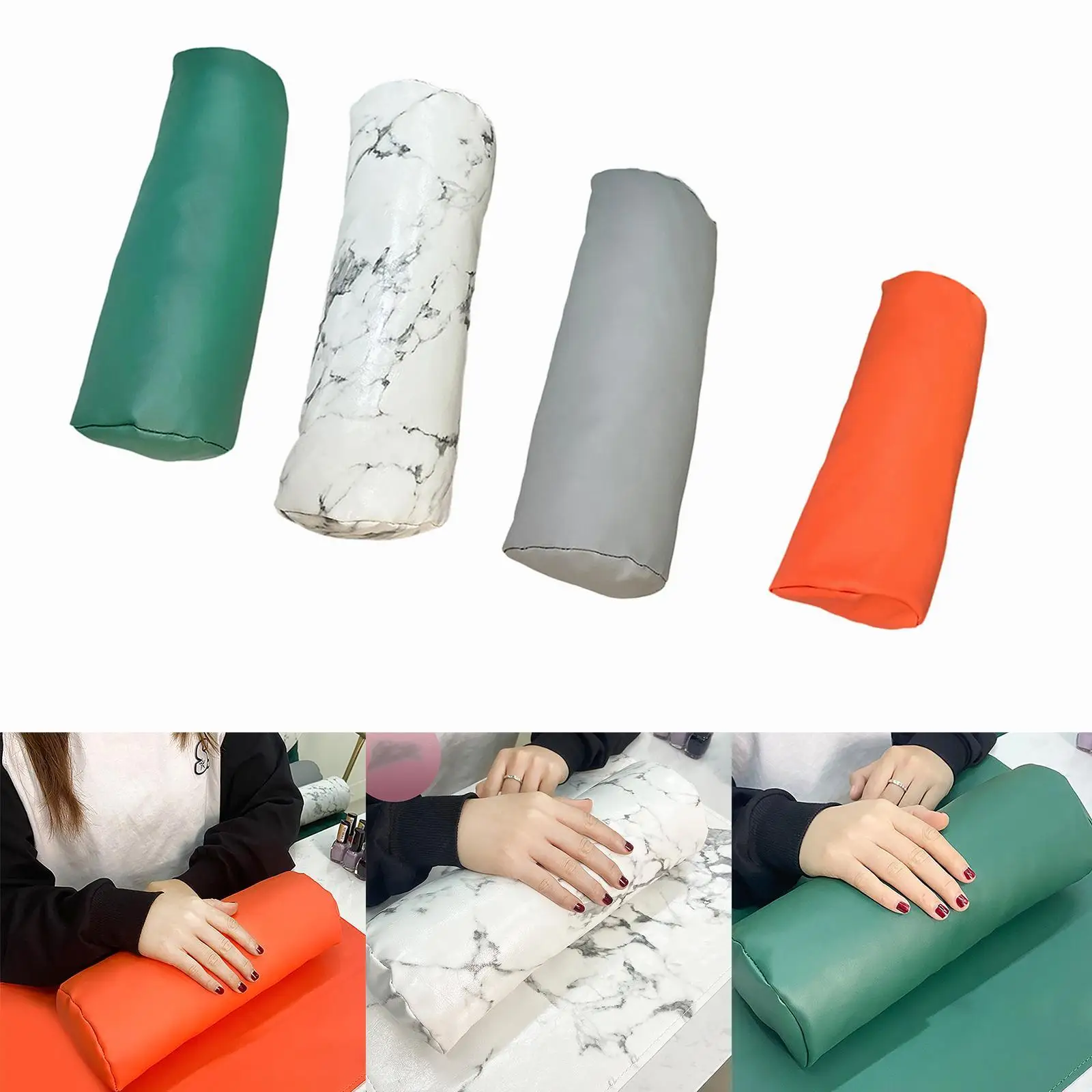 

Nail Hand Rest Lightweight Women Lady Desktop PU Leather Comfortable Cushion