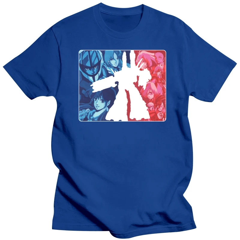 Men tshirt 100% Pure Macross   80s Anime   T Shirt women T-Shirt tees top