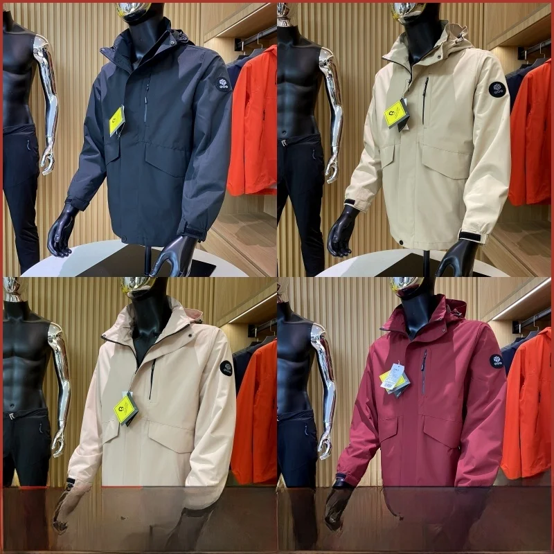 

ex Outdoor Повседневная модная ветрозащитная куртка с капюшоном Youth ulari Stand Fit Long Sve Осень Весна Сезон