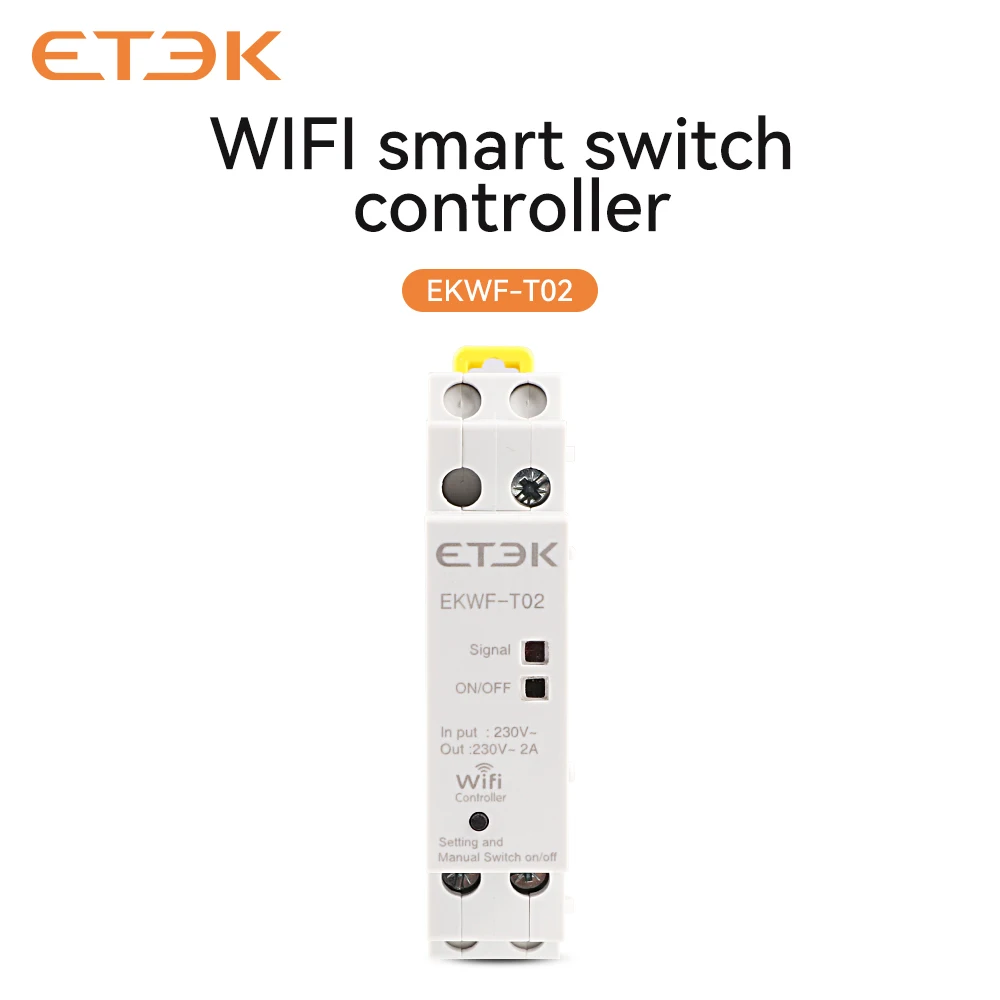 

Умный контроллер переключателя ETEK WIFI для умного дома, пульт дистанционного управления TUYA для модульного контроллера EKWF