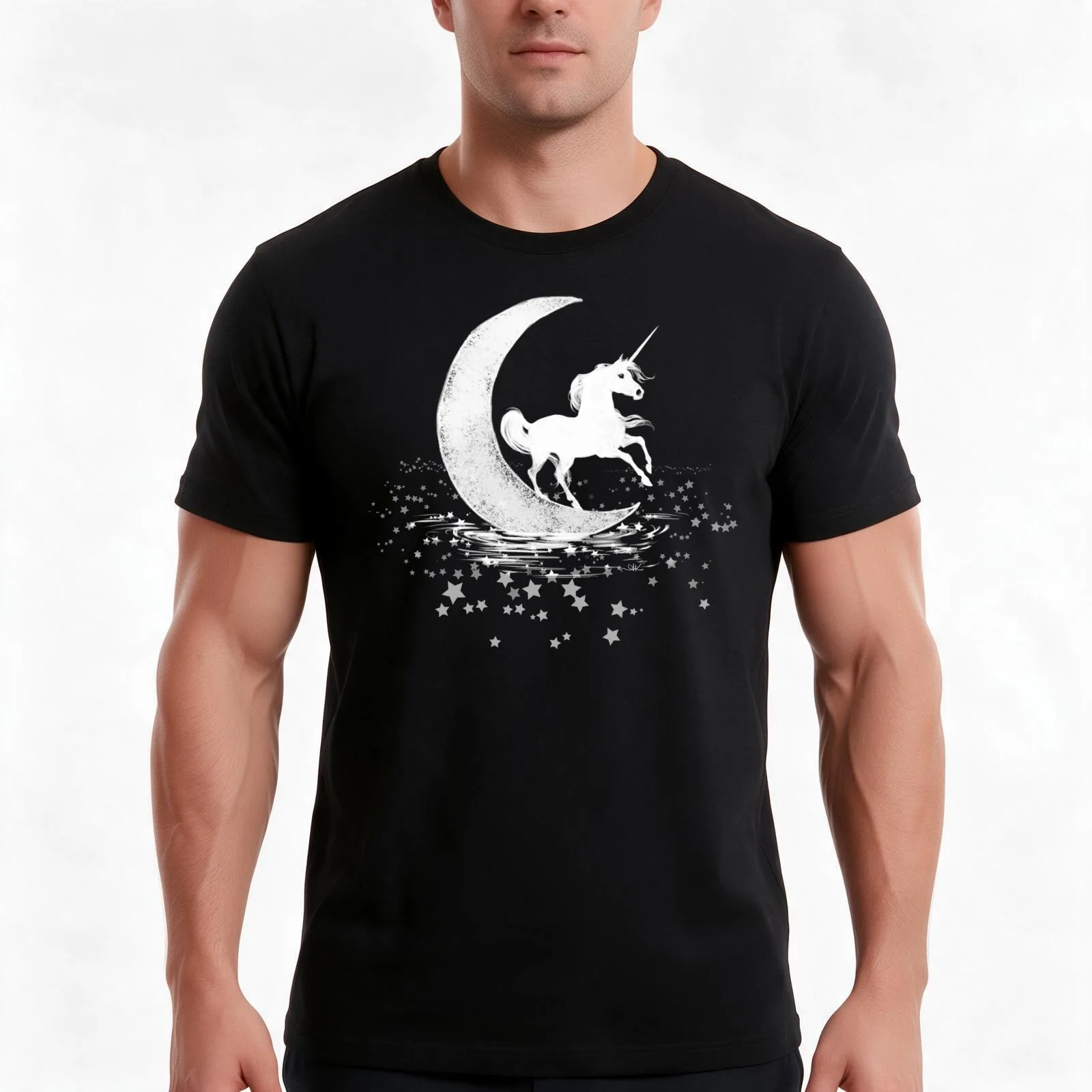 Sea of Stars T-Shirt, Summer Casual Cotton Tee, Oversized Streetwear Tops, Vintage Graphic Print, Loose Fit Short Sleeve
