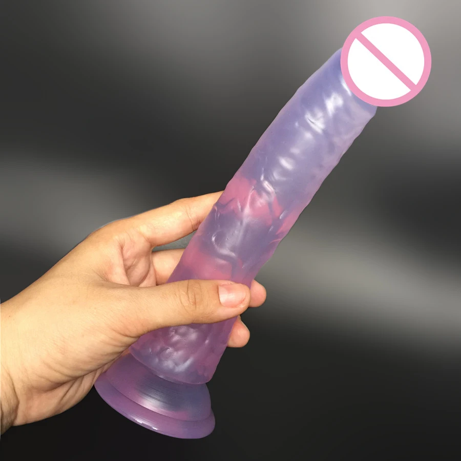 21cm long Big Dildo Realistic Jelly Penis with Strong Suction Cup dildo big cock Sex Toy for Woman Adult Sex Products