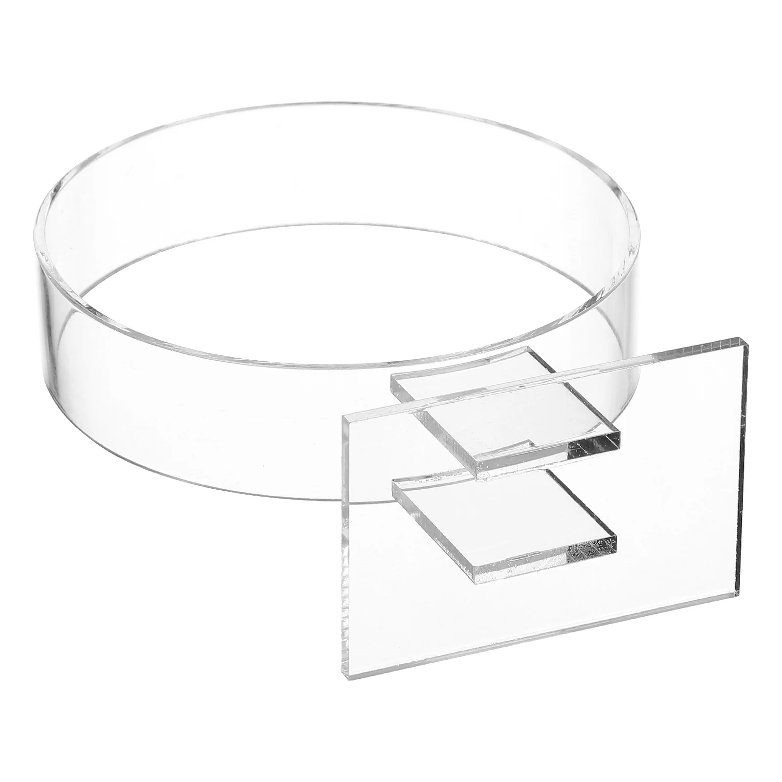 

2pcs Headband Display Stand Acrylic Hair Accessories Organizer Rack Clear Lightweight Jewelry Packaging Showcase Tool Storage