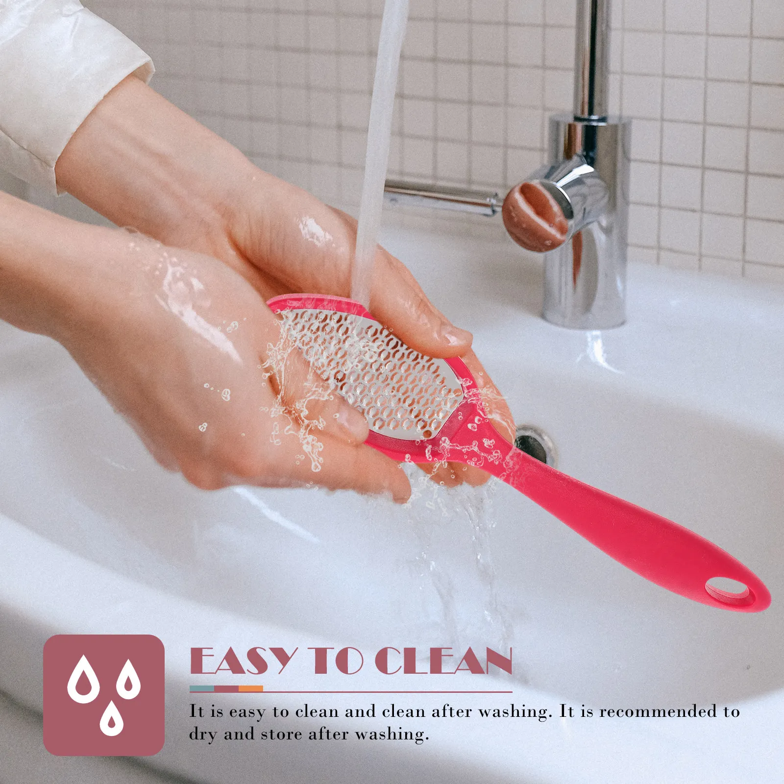 

2Pcs Metal Foot Rasp Callus Remover Foot File for Wet Conditions Ergonomic Design Dead Skin and Hardened Skin Remover Pedicure