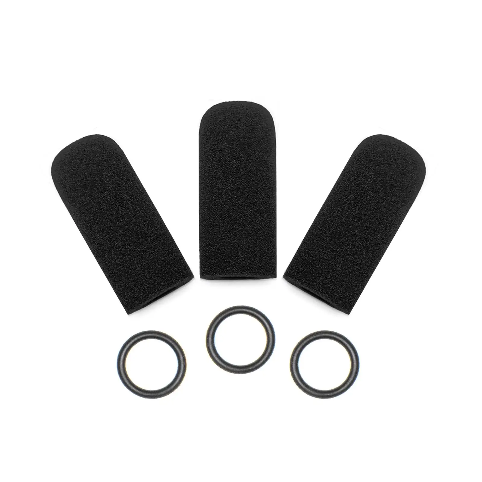 استبدال 3 أغطية ميكروفون رغوية لسماعات David Clark H10-13.4، DC One-X، PRO-X2، DC-Pro X، H10، H20، M-7/M-4/M-5/M-77/DC-87