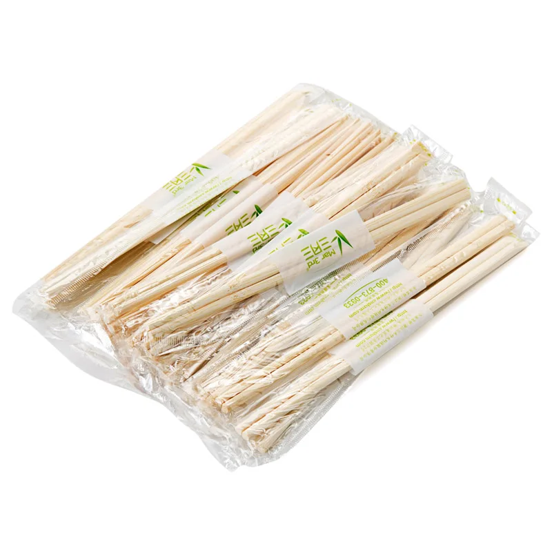 Chinese Disposable Bamboo Wooden Chopsticks Individually Wrapped Kitchen Tableware Disposable Chopsticks and Bamboo chopsticks