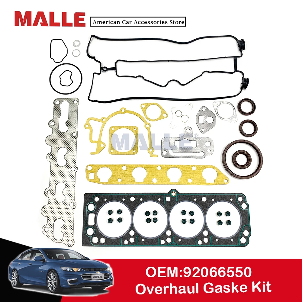 Engine Overhaul Rebuilding Gasket Kit For GM Chevrolet REZZO EPICA VIVANT DAEWOO Buick Regal 2.0 Auto Car Accessories 92066550