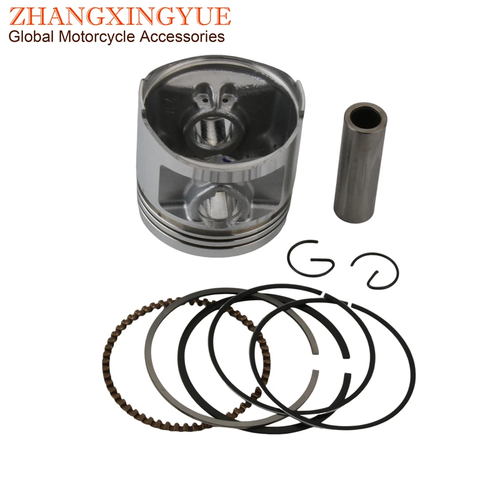 Motorcycle 56.5mm Piston Kit For Honda CG125 XL125 CB125S CB125J 13101-383-010 15mm