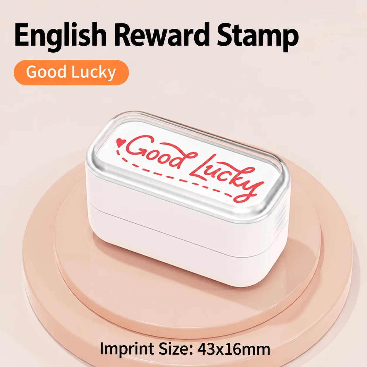 Block Stamp Pre-Inked English Feedback Comment Stamp Stackable Stamp Clear For Kids Home Tutoring Classrooms