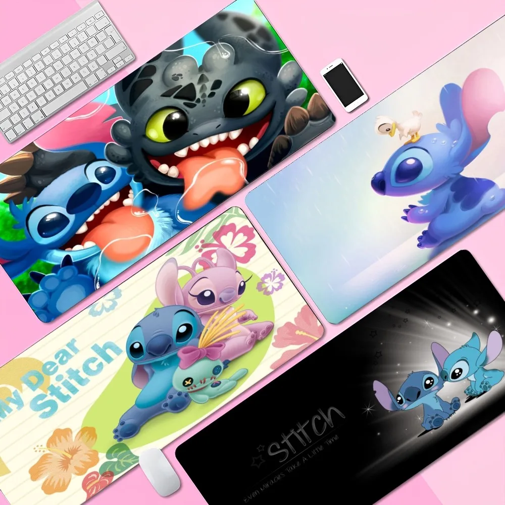 

Коврик для игровой мыши из натурального каучука Lilo & Stitch Boy Pad Размер настольного коврика для игры World of Tanks CS GO Zelda