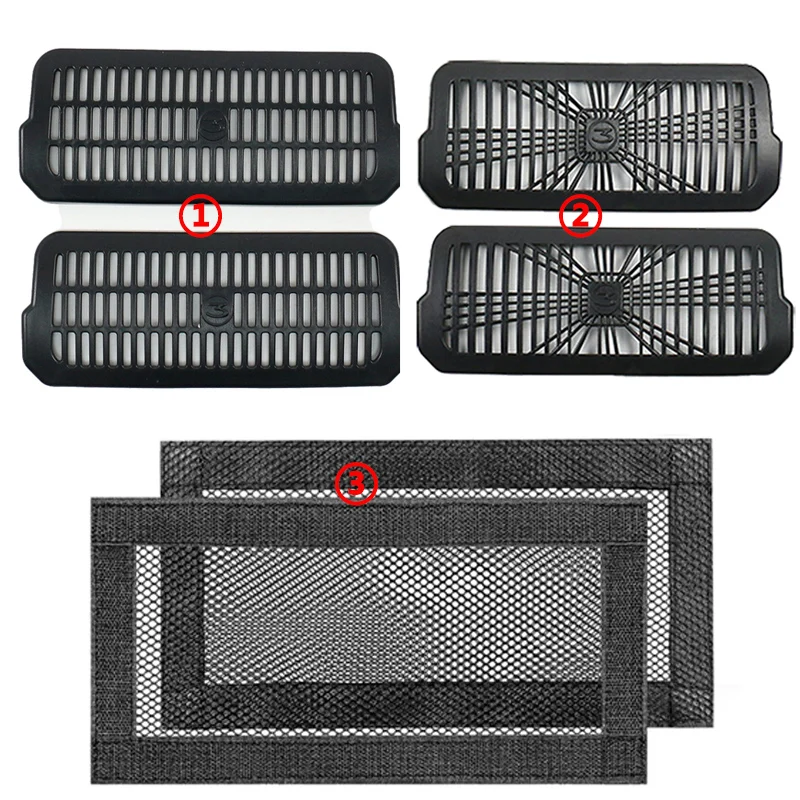 ل تسلا نموذج جديد 3 هايلاند 2024 تحت المقعد الخلفي تنفيس الهواء غطاء وقائي مكافحة حجب المقعد الخلفي منفذ مصبغة حامي أجزاء #3