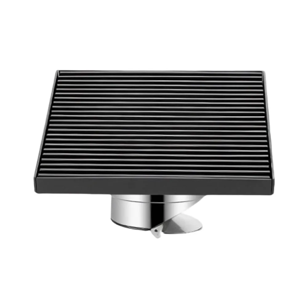 15x15cm Floor Drain with Deep Water Seal Technology and Wide Slotted Grille for Efficient Drainage in Multiple Settings