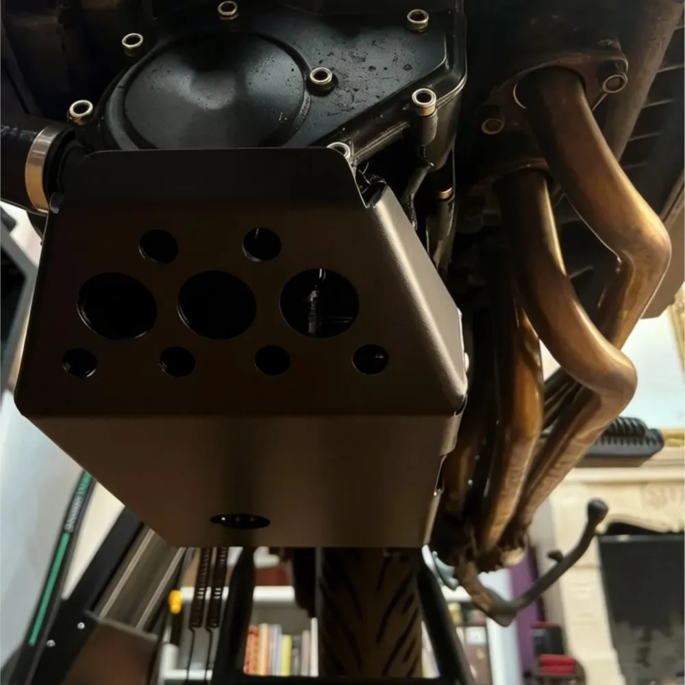 Placa protectora de motor para motocicleta, cubierta de protección de chasis para BMW K75 K100 K1100 K1200, accesorios Cafe Racer