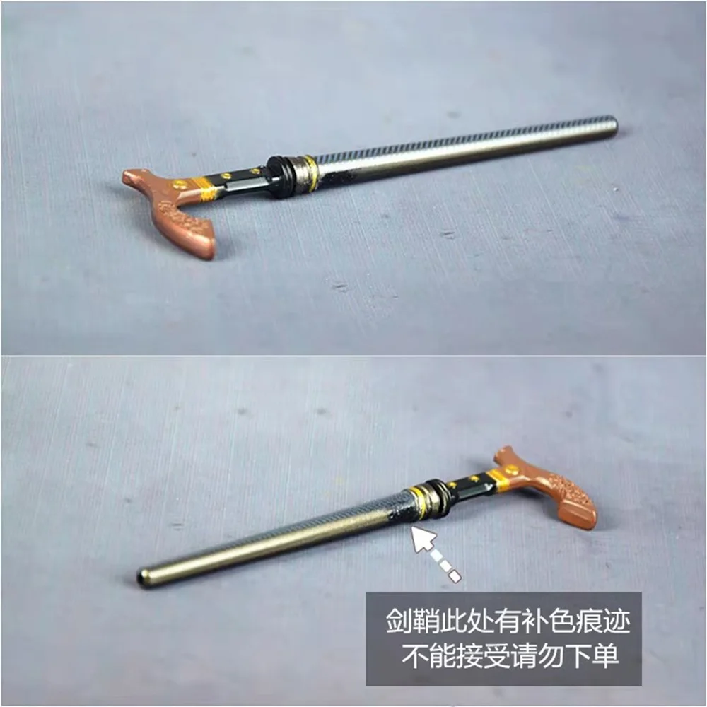 YYDS 1/12 Scale Scene Miniature Toy Cane Sword Staff Model Props Fit 6'' Action Figure Soldier In Stock