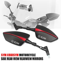 For SYM CRUISYM 125 200 250 300 CRUISYM300 Motorcycle Side Rear View Rearview Mirrors