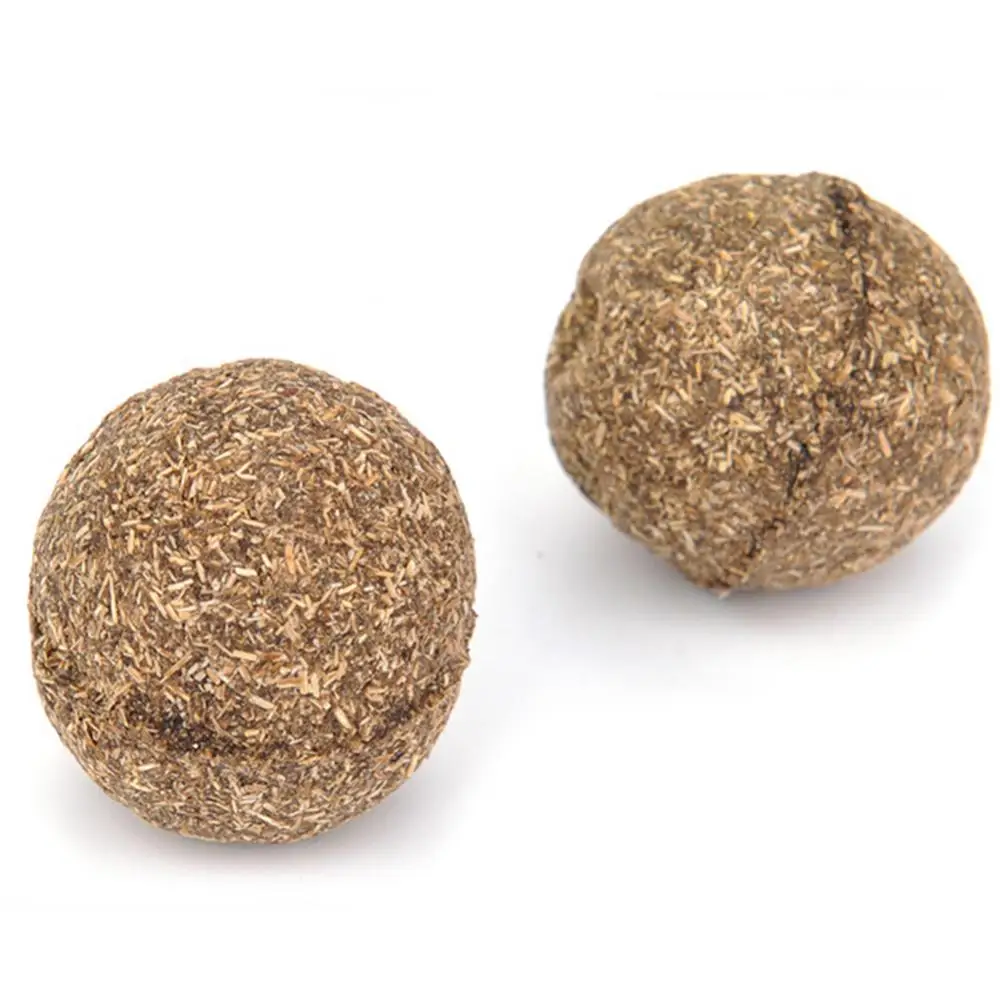 1Pc Natural Catnip Healthy Funny Treats Ball Pet Kitten Cat Playing Relaxing Toy Cat Mint Ball