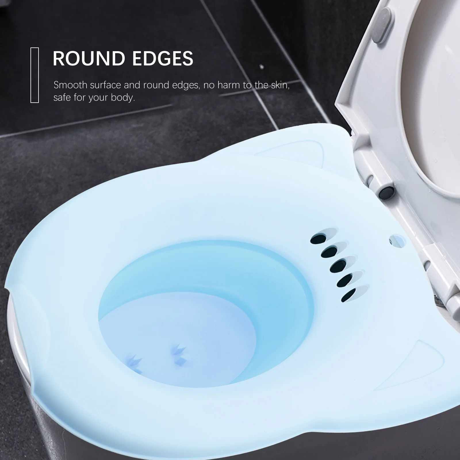 

Sitz Basin Thickened Reusable Washable High Temperature Resistant Smooth Edge Folding Toilet Basin Household Bidet Female