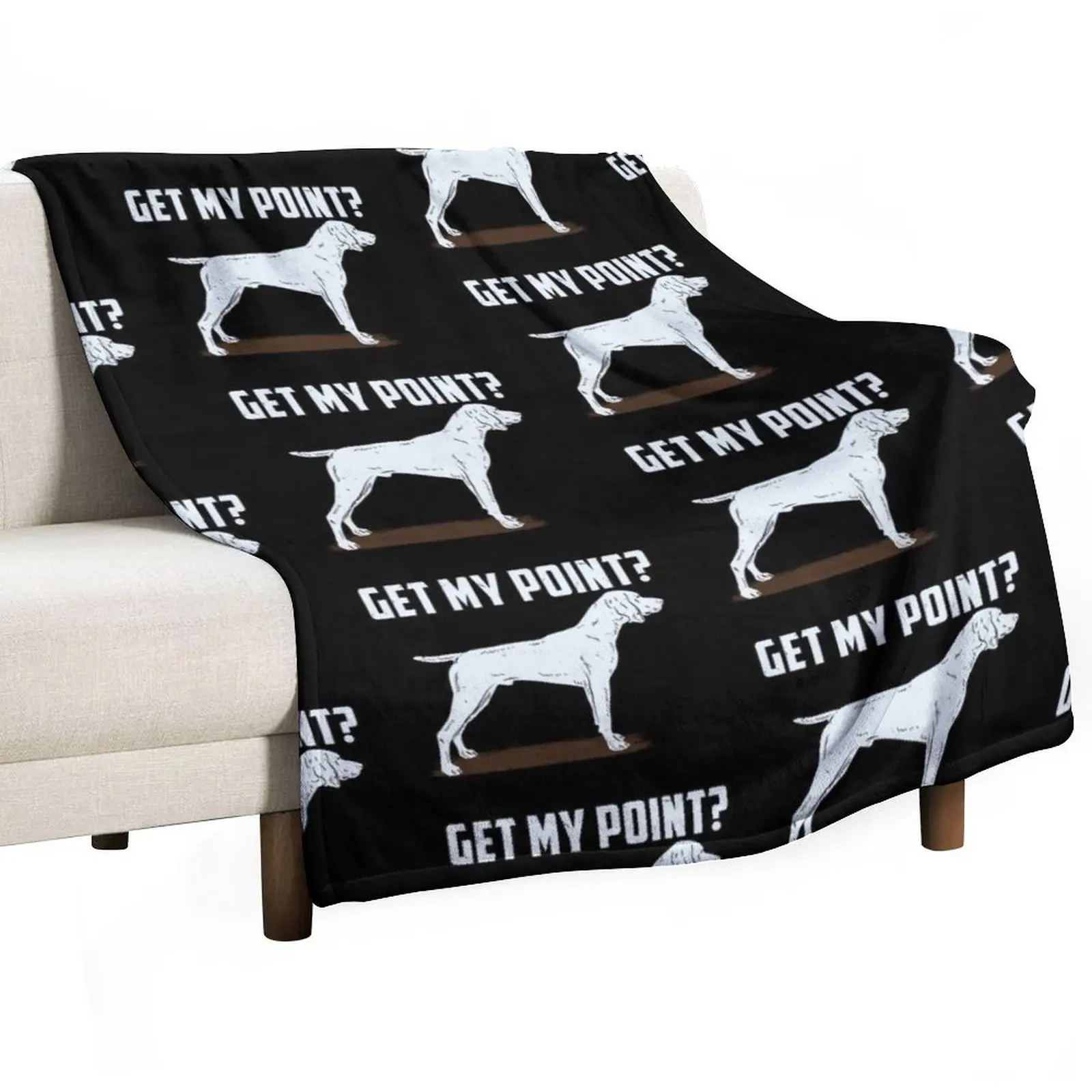 German Shorthair Pointer Hunting Hunter Gundog Throw Blanket Heavy Blankets For Sofas Luxury Throw Summer Single Hair Blankets