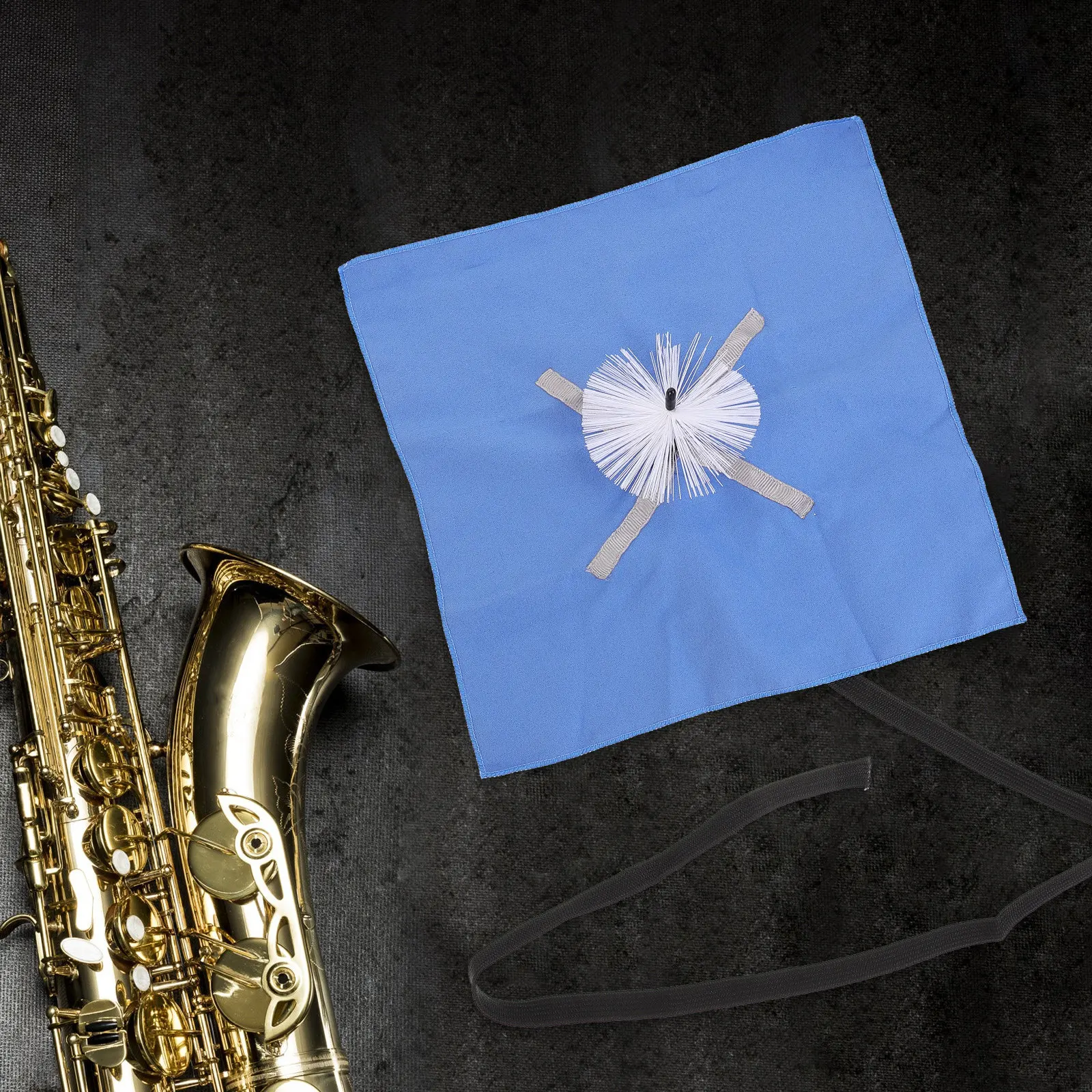 

Saxophone Cleaning Cloth Long Service Life Comfortable Hand Feeling Music Instrument Care Cloth Sax Flute Clarinet Cleaning Tool