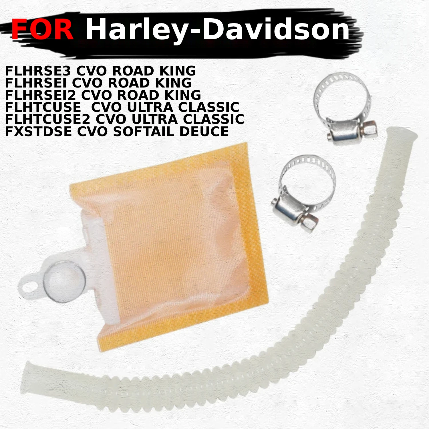

Fuel Pump Fuel Oil Filter for Harley-Davidson FLHRSE3 FLHRSEI FLHRSEI2 FLHTCUSE FLHTCUSE2 FXSTDSE CVO ROAD KING ULTRA CLASSIC