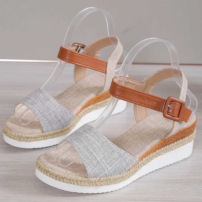 

Summer Woman Sandals Shoes Soft Shoes Party Footwear Female Women Sandal Woman Elegant Sandals Woman Wedge Ladies Shoes