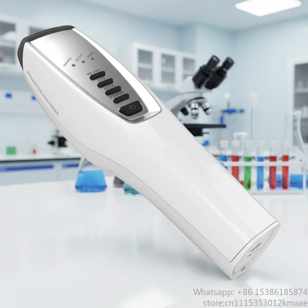 Vequyn Handheld Portable Vein Viewer with Smart Depth Detection for Clinical Venipuncture and Infusion