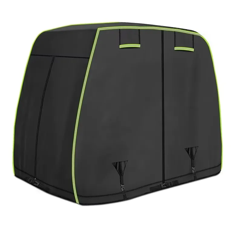 YTYINCustom Size 2 4 Passengers Golf Cart Covers With Zipper Waterproof All-Season Protective Outdoor Golf Cart Storage Cover
