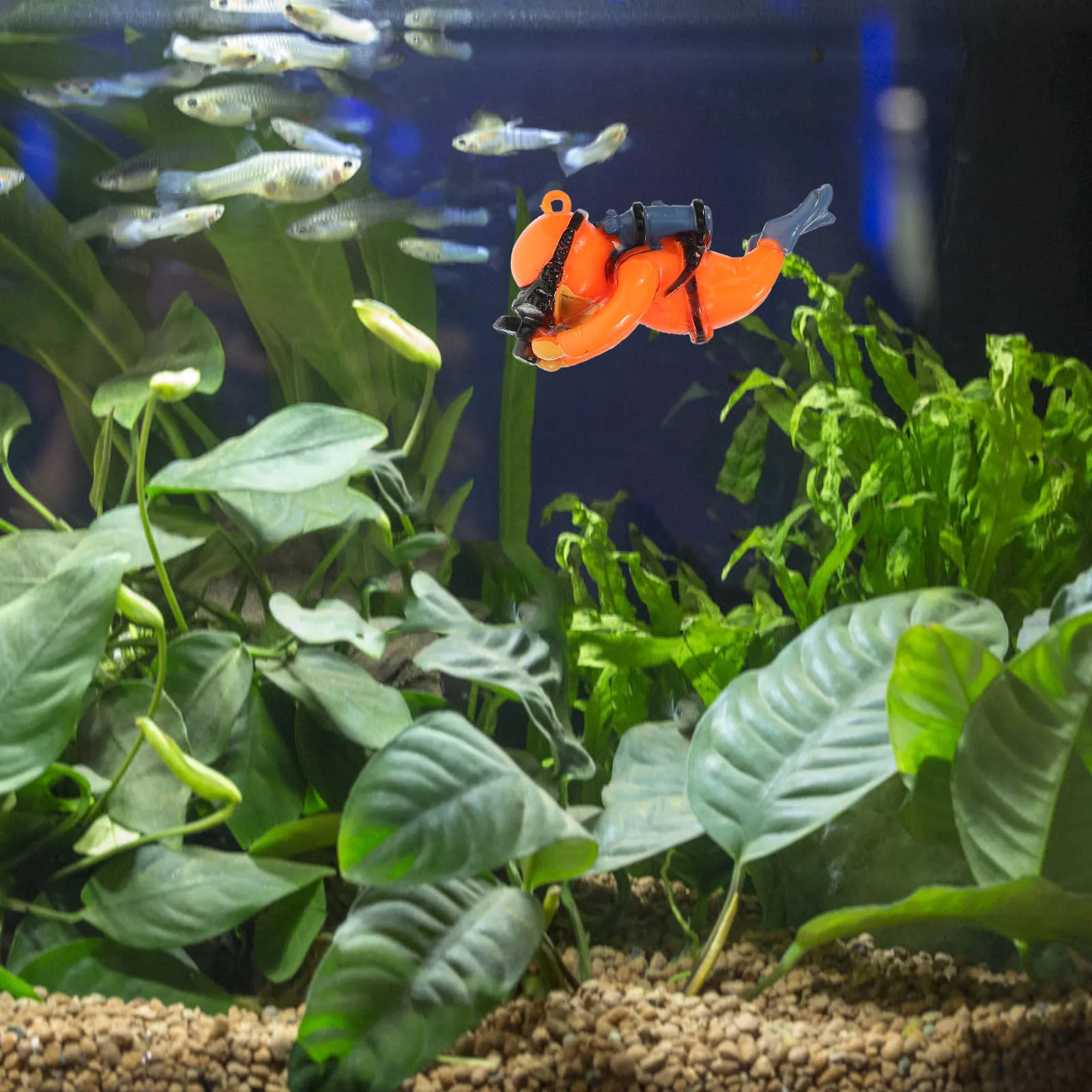 

4pcs Floating Diver Ornament Resin Aquarium Decor Supplies Simulation Landscape Decorative Divers For Betta Tank Fish