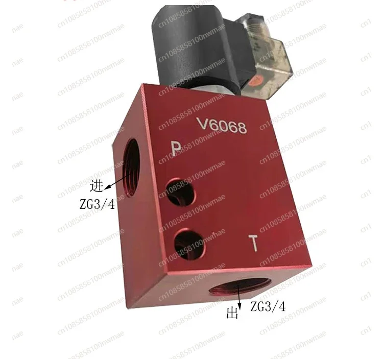 SV12-21 Normally Open Directional Valves DHF12-221 DC12V Hydraulic Valves