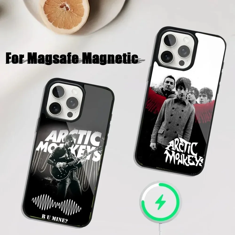 

A-Arctic Rock Monkeys Phone Case For iPhone 16,15,14,13,12,11,Plus,Pro,Max Mini Magsafe Magnetic Wireless Charging