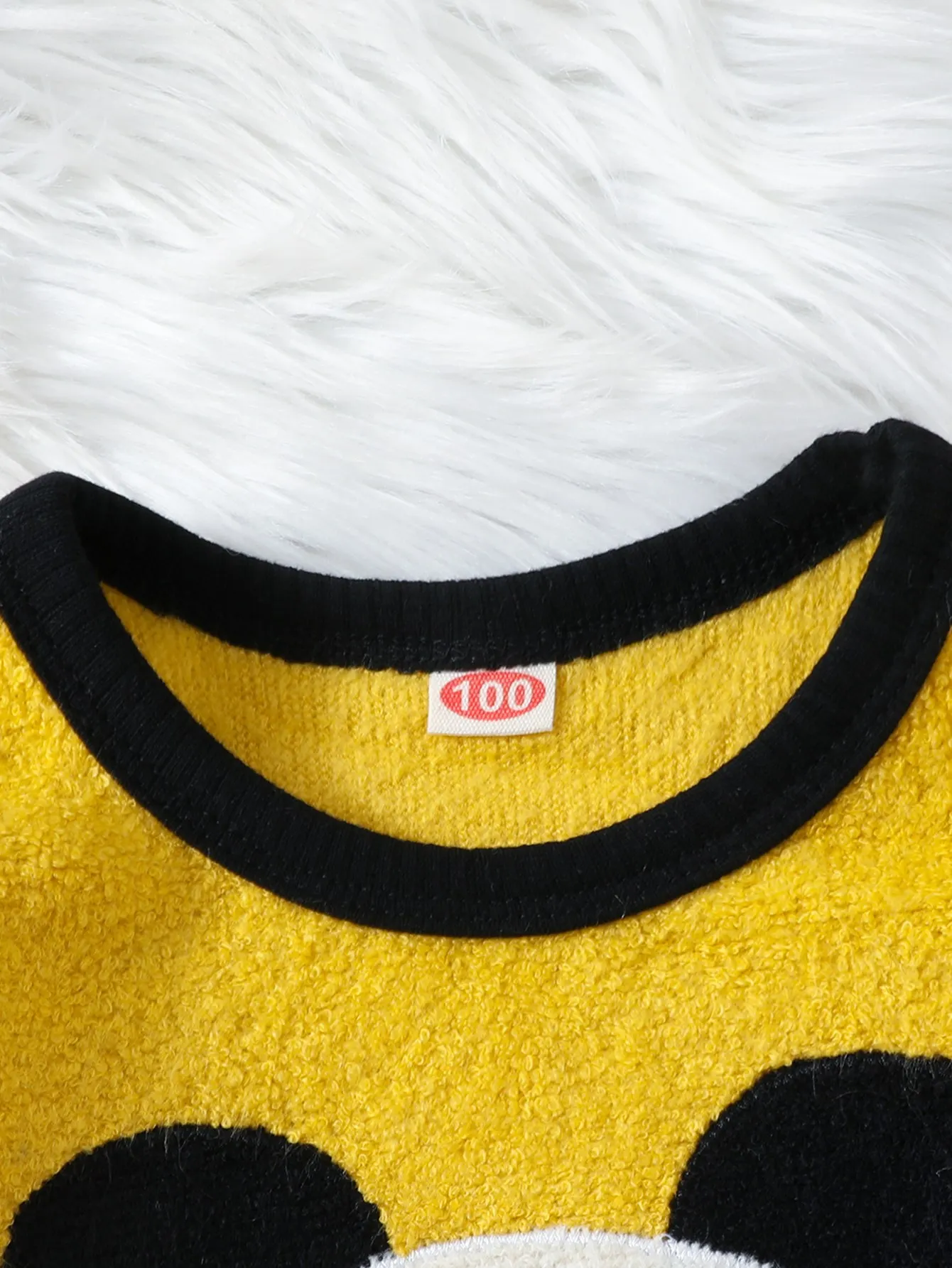 طقم بنطال كاجوال بأكمام طويلة ونمط الباندا اللطيف للأولاد #3