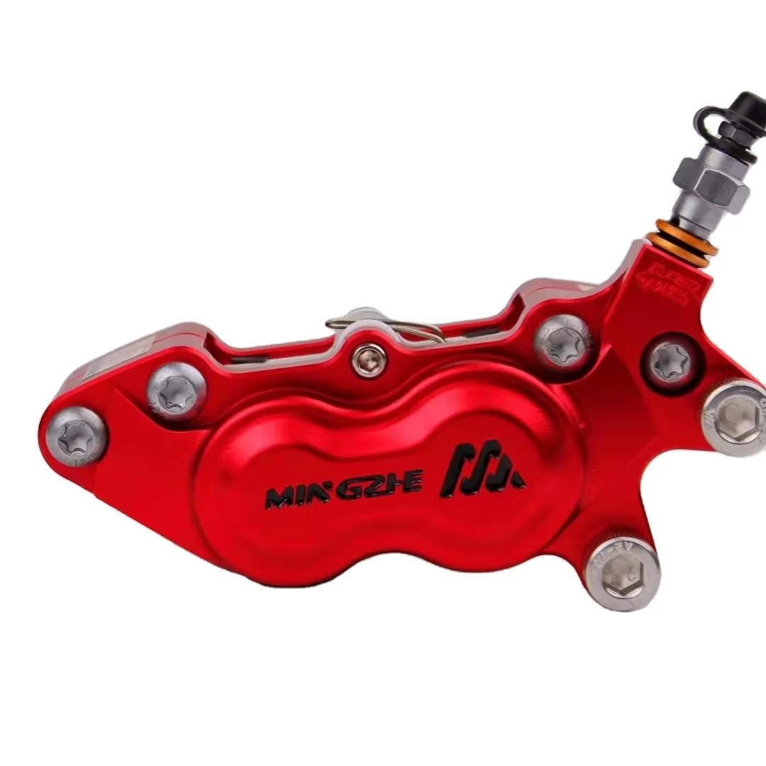 Large Four-piston Caliper M10  Hydraulic Electric Motorcycle Brake 