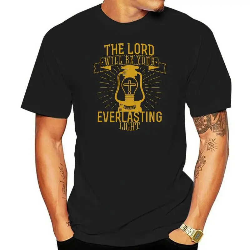 LORD EVERLASTING LIGHT GOD JESUS FAITH SAVIOR Mens Navy T-Shirt